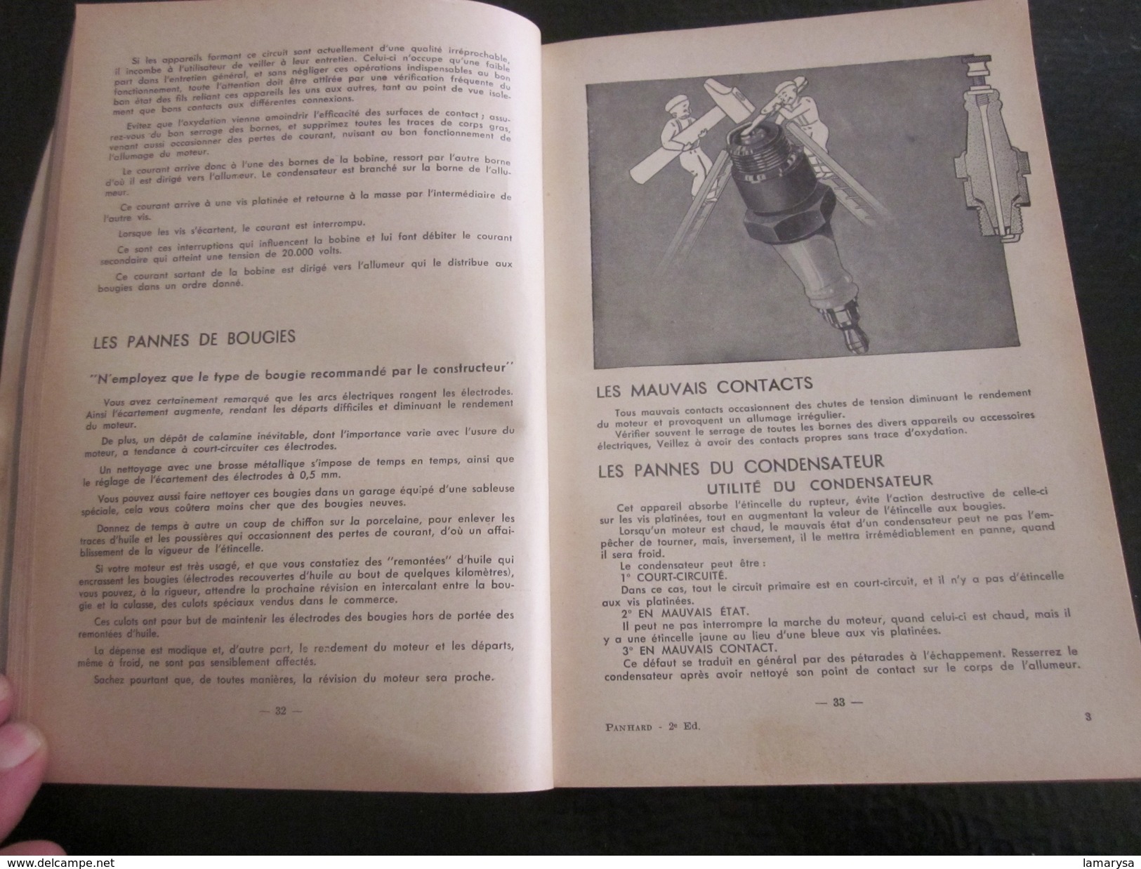 1954 DYNA PANHARD  LEVASSOR MANUEL NOTICE D'ENTRETIEN ORIGINAL VOITURE AUTOMOBILE-sécurité-durée-Faire défiler les scans