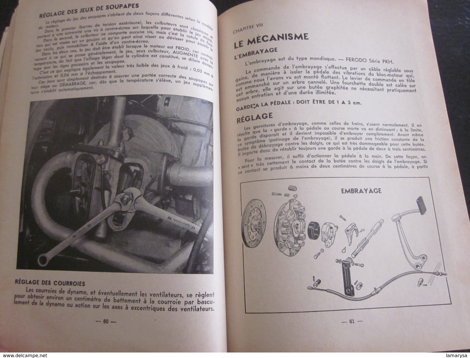 1954 DYNA PANHARD  LEVASSOR MANUEL NOTICE D'ENTRETIEN ORIGINAL VOITURE AUTOMOBILE-sécurité-durée-Faire défiler les scans