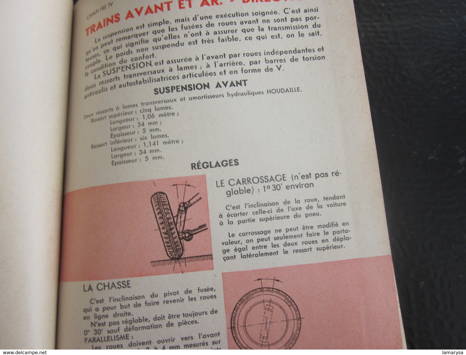 1954 DYNA PANHARD  LEVASSOR MANUEL NOTICE D'ENTRETIEN ORIGINAL VOITURE AUTOMOBILE-sécurité-durée-Faire défiler les scans