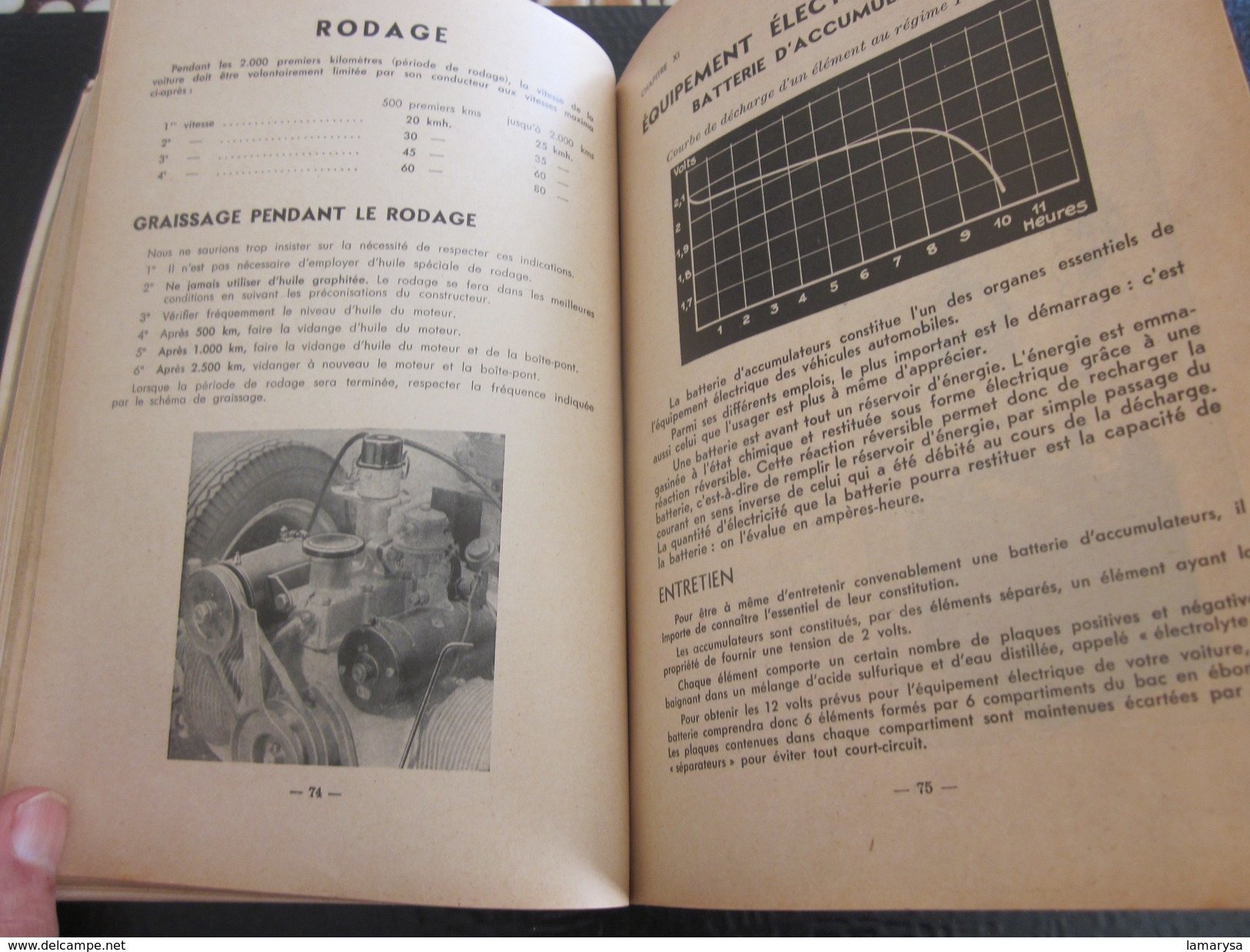 1954 DYNA PANHARD  LEVASSOR MANUEL NOTICE D'ENTRETIEN ORIGINAL VOITURE AUTOMOBILE-sécurité-durée-Faire défiler les scans