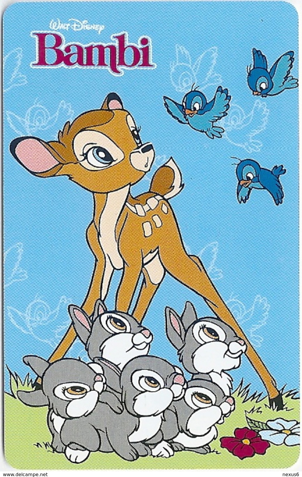 Argentina - Telefonica - Bambi Con Conejos - 10.1996 - 100.000ex, Used - Argentine