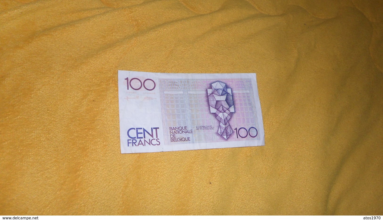 BILLET DE 100 FRANCS / HONDERD FRANK DATE ?. / BELGIQUE N°22109724270. - Altri & Non Classificati