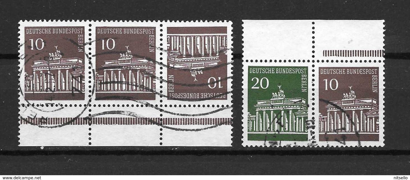 LOTE 1161  ///  ALEMANIA BERLIN  1954   YVERT Nº: 257/258 - Gebraucht