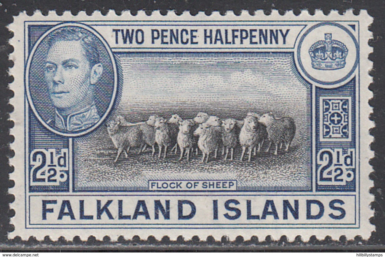 FALKLAND ISL.       SCOTT NO. 87    MINT HINGED     YEAR  1938 - Falkland Islands