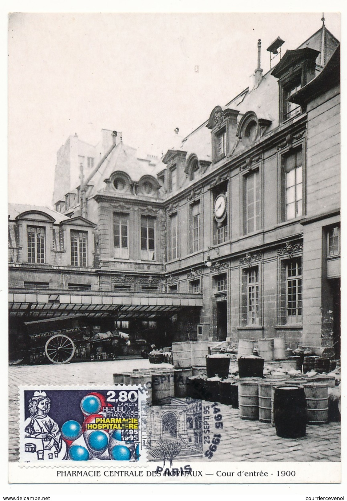 FRANCE => CARTE MAXIMUM => 2,80 Pharmacie Hospitalière - PARIS - 1995 - 1990-1999