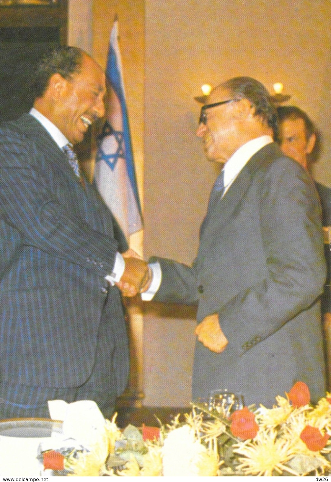 The Historic Meeting Between President Anwar El Sadat Of Egypt And Prime Minister Menachem Begin Of Israël 1977 - Evenementen
