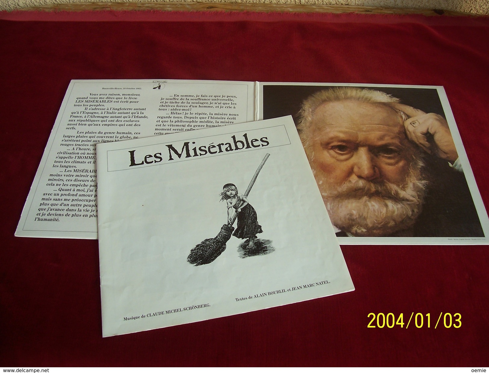 LES MISERABLES   MUSIQUE DE CLAUDE  MICHEL  SCHONBERG - Musicals