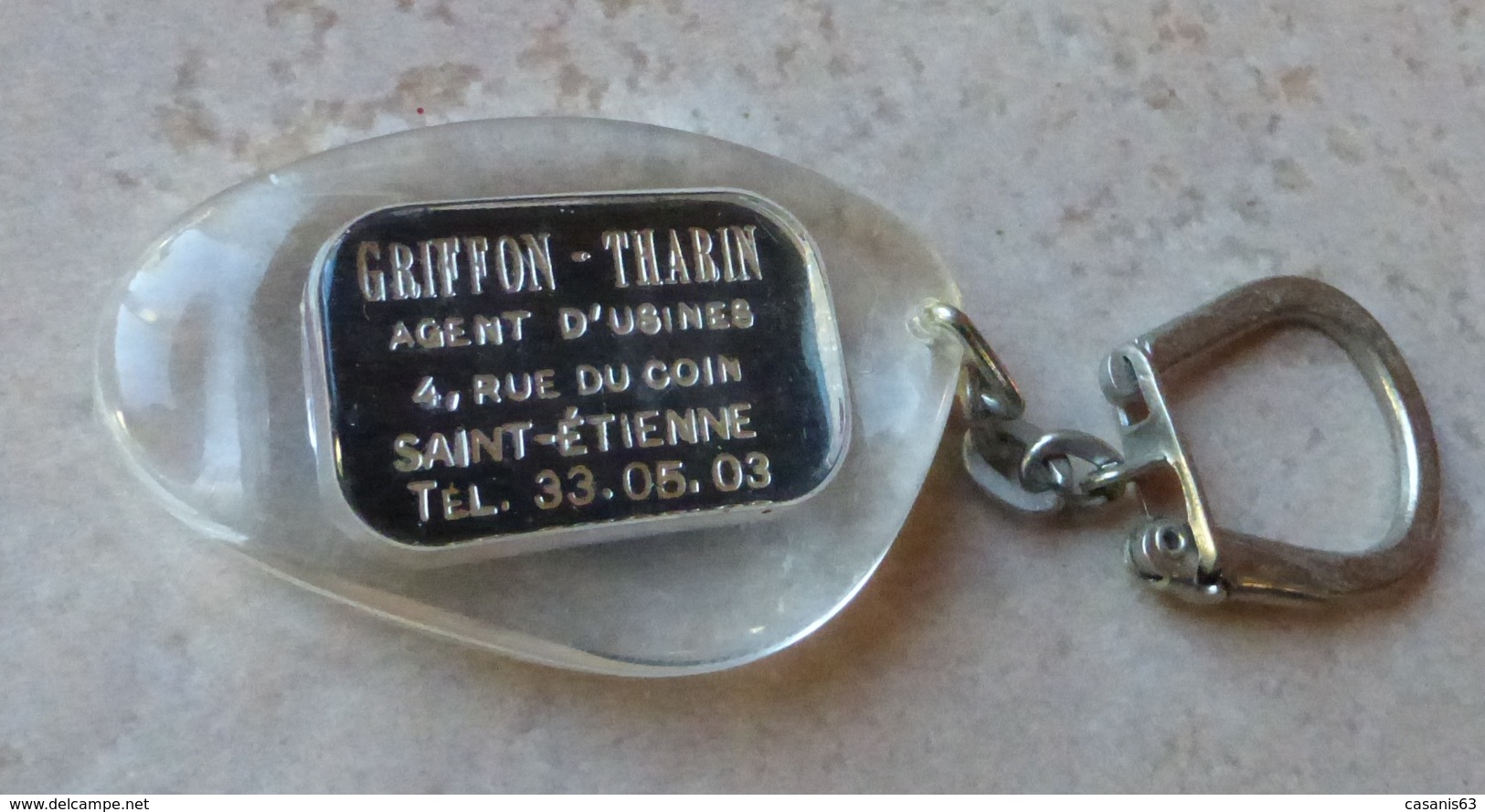 Porte Clefs -   GRIFFON  THARIX  - Agent D' Usines -  SAINT  ETIENNE - Key-rings