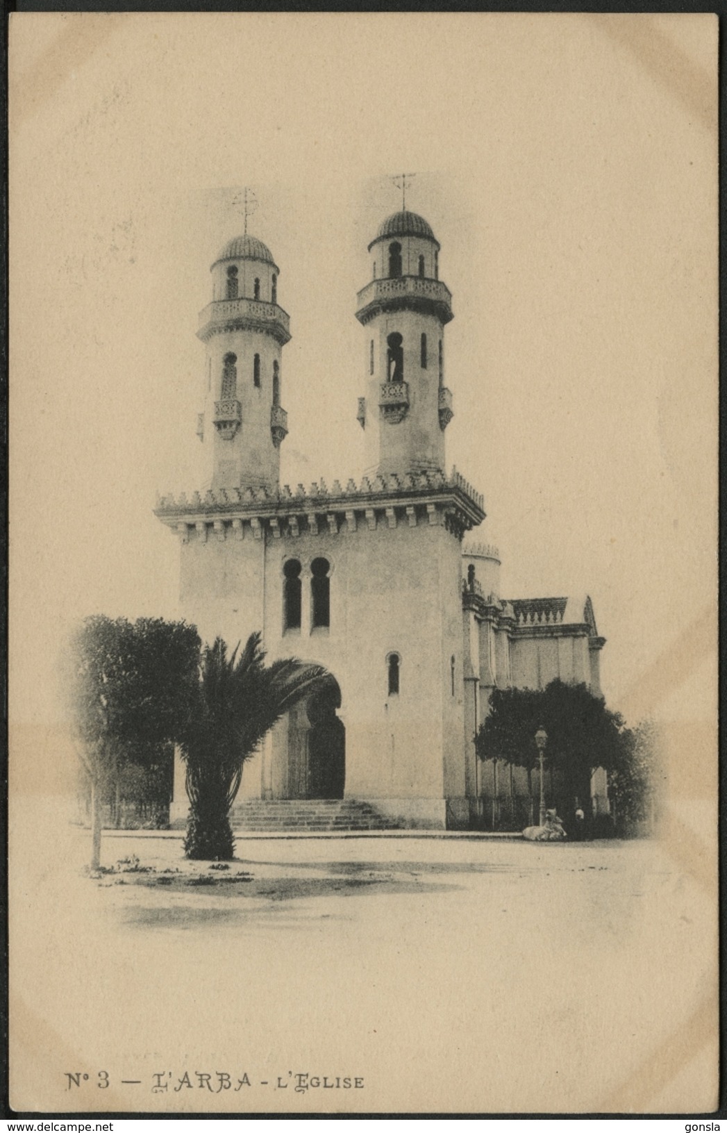 ALGÉRIE 1900 : L&rsquo;ARBA. L&rsquo;Eglise. Typo - Autres & Non Classés