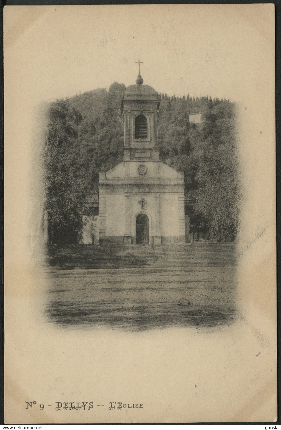 ALGÉRIE 1900 : DELLYS. L&rsquo;Eglise. Typo - Autres & Non Classés