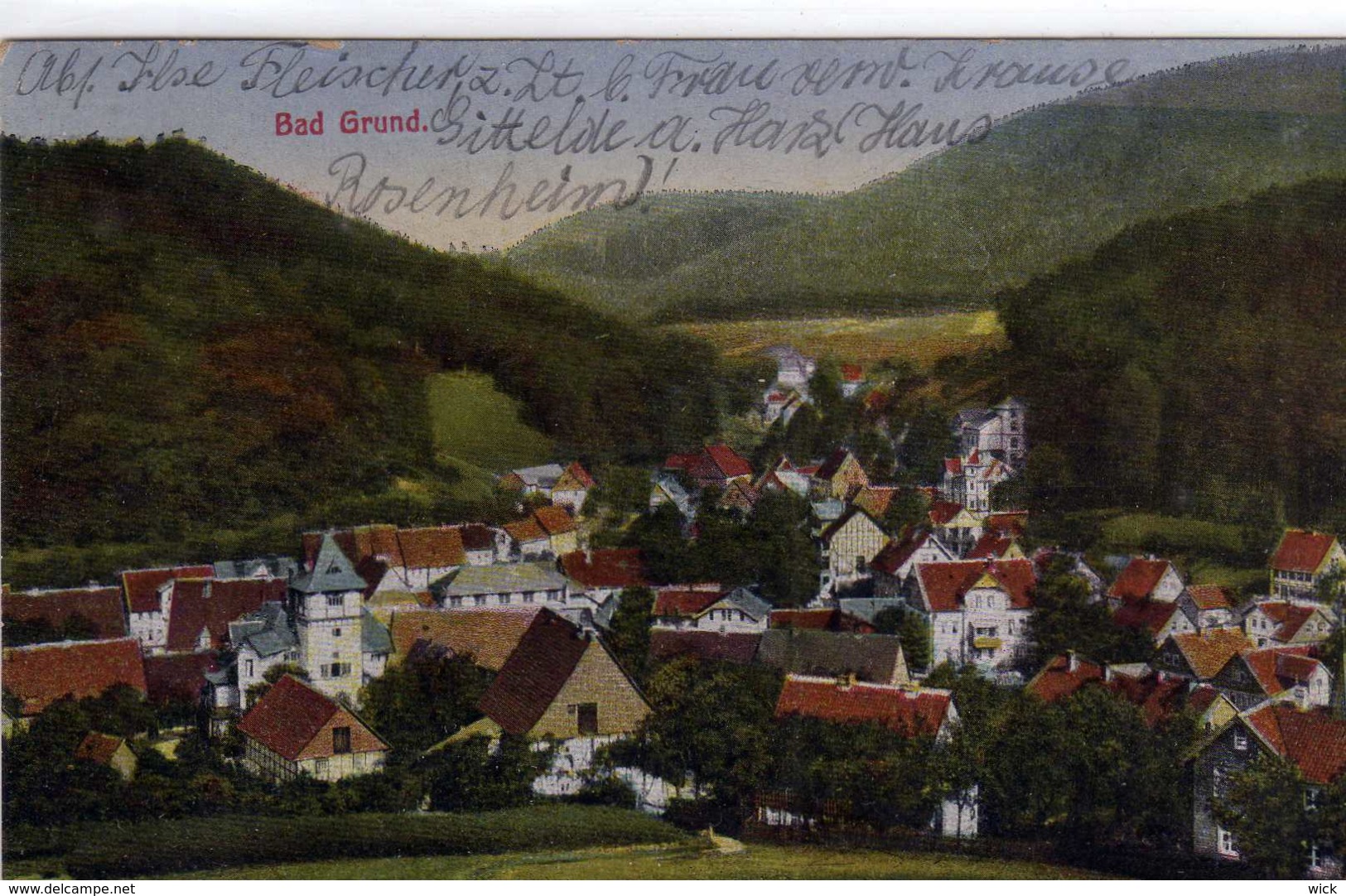 AK Bad Grund Bei Göttingen, Sittelde  -selten Von 1925 !!! - Bad Grund