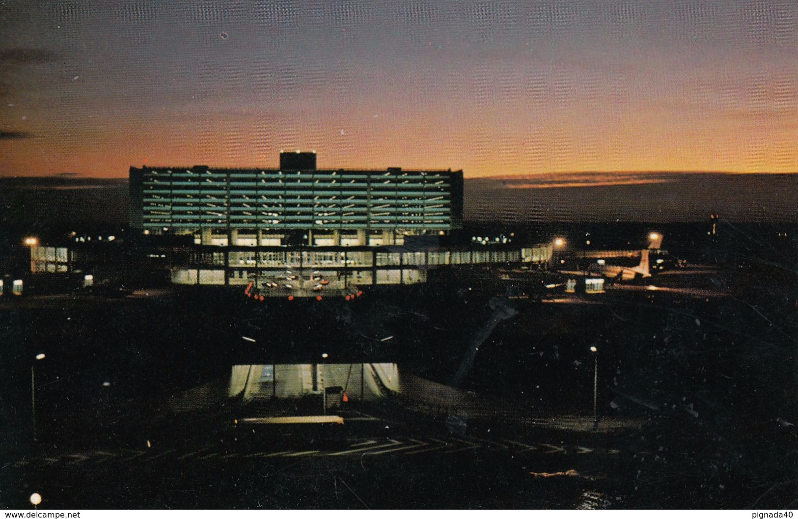 G , Cp , TRANSPORTS , TORONTO International Airport , Ontario , Canada , Vue De Nuit - Aerodrome