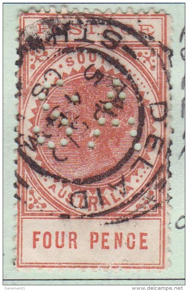 SOUTH AUSTRALIA 1902 SG.269 Used Perf OS - Oblitérés