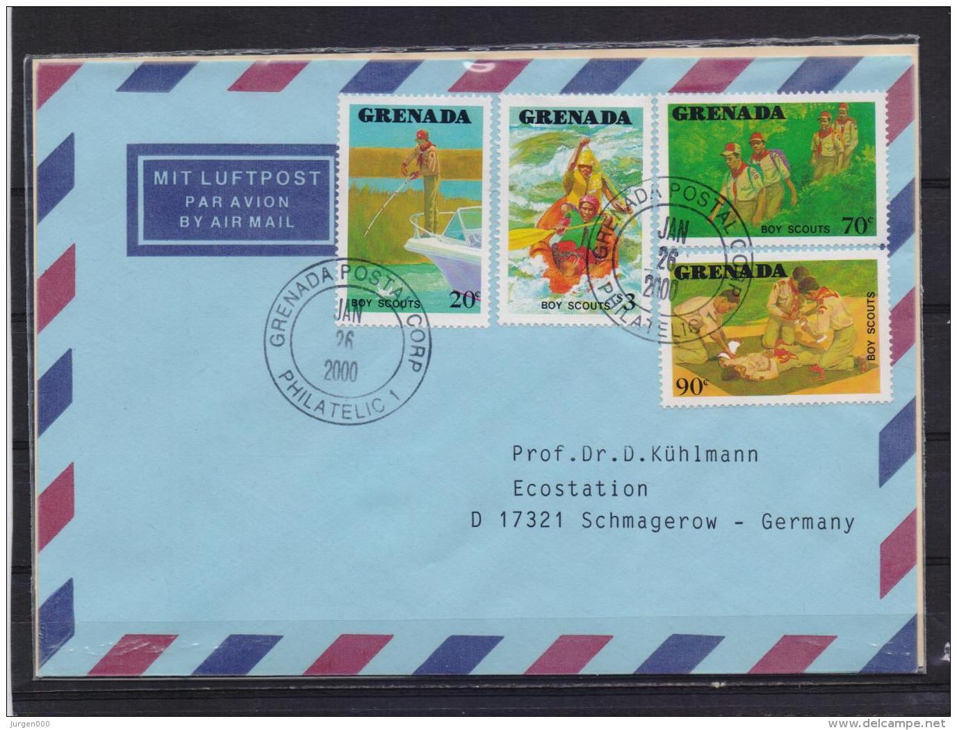 Grenada - Boy Scouts - 26/1/2000    (RM10981) - Fishes