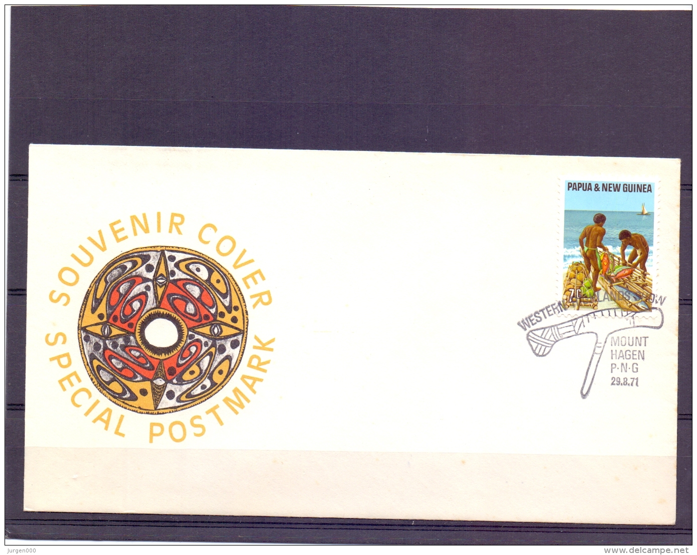 Papua New Guinea -  Fishing - Mount Hagen 29/8/71  (RM11387) - Poissons