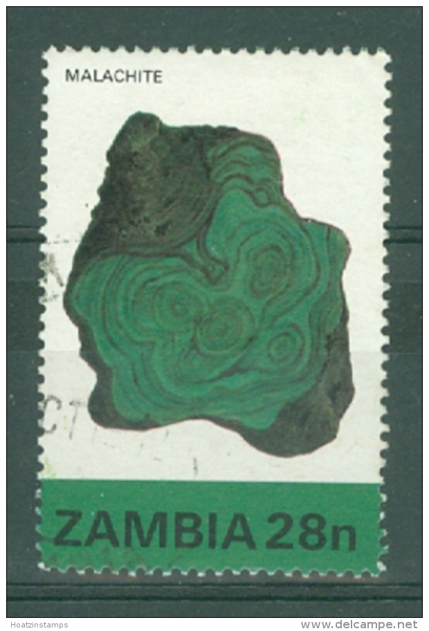 Zambia: 1982   Minerals (Series 2)    SG372   28n     Used - Zambia (1965-...)