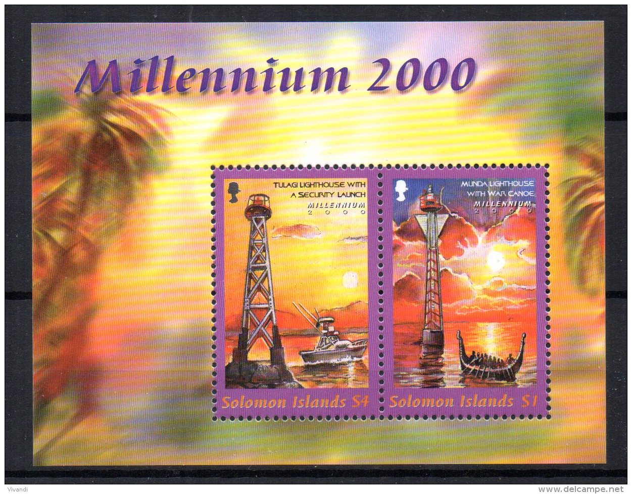 Solomon Islands - 2000 - New Millenium Miniature Sheet - MNH - Salomoninseln (Salomonen 1978-...)