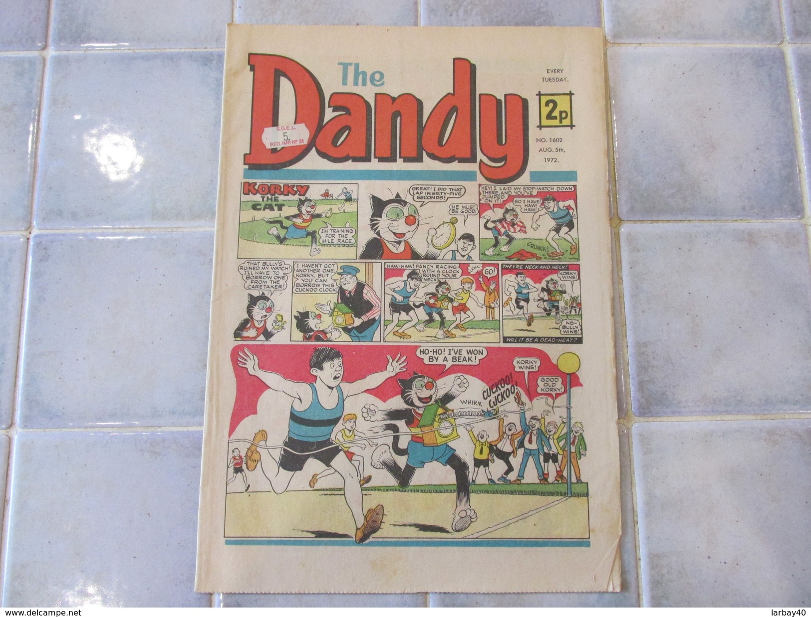 The Dandy  N° 1602 - 1972 - Andere Uitgevers