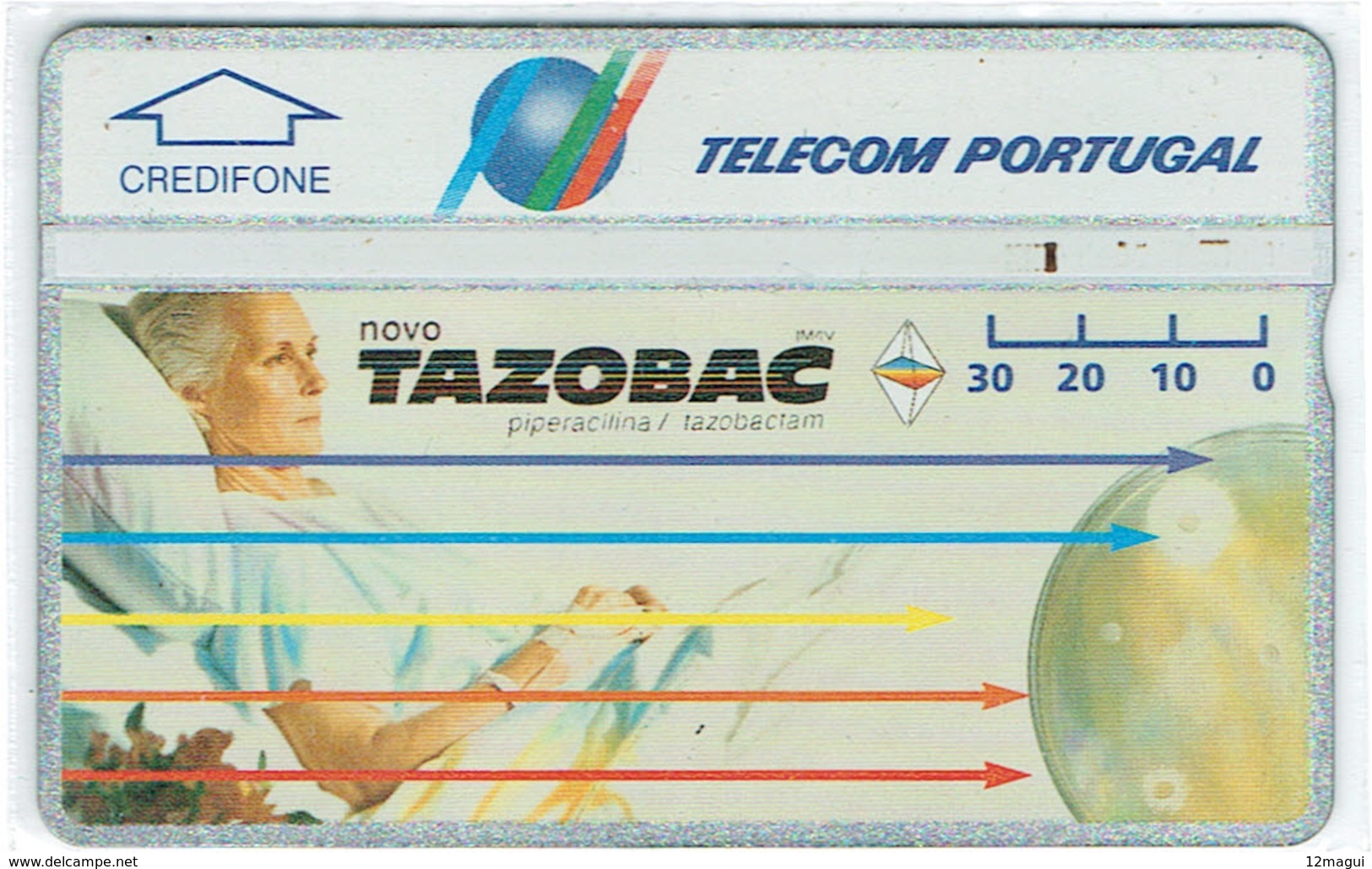 PHONECARDS-- PORTUGAL-OPTICAL-30U TAZOBAC BATCH--309C - Portugal