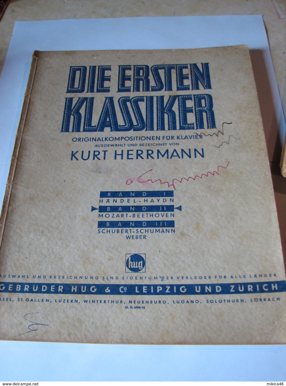 Die Ersten Klassiker  ( Vol. II) By Kurt Herrmann - Scores & Partitions