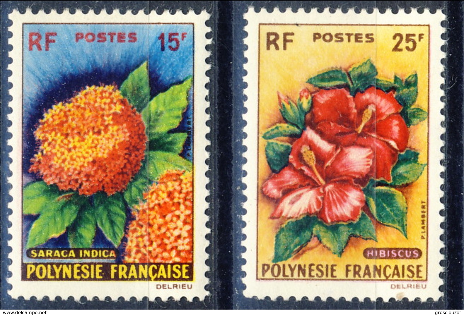 Polynesie 1962 Serie N. 15-16 MNH Cat. &euro; 45 - Neufs