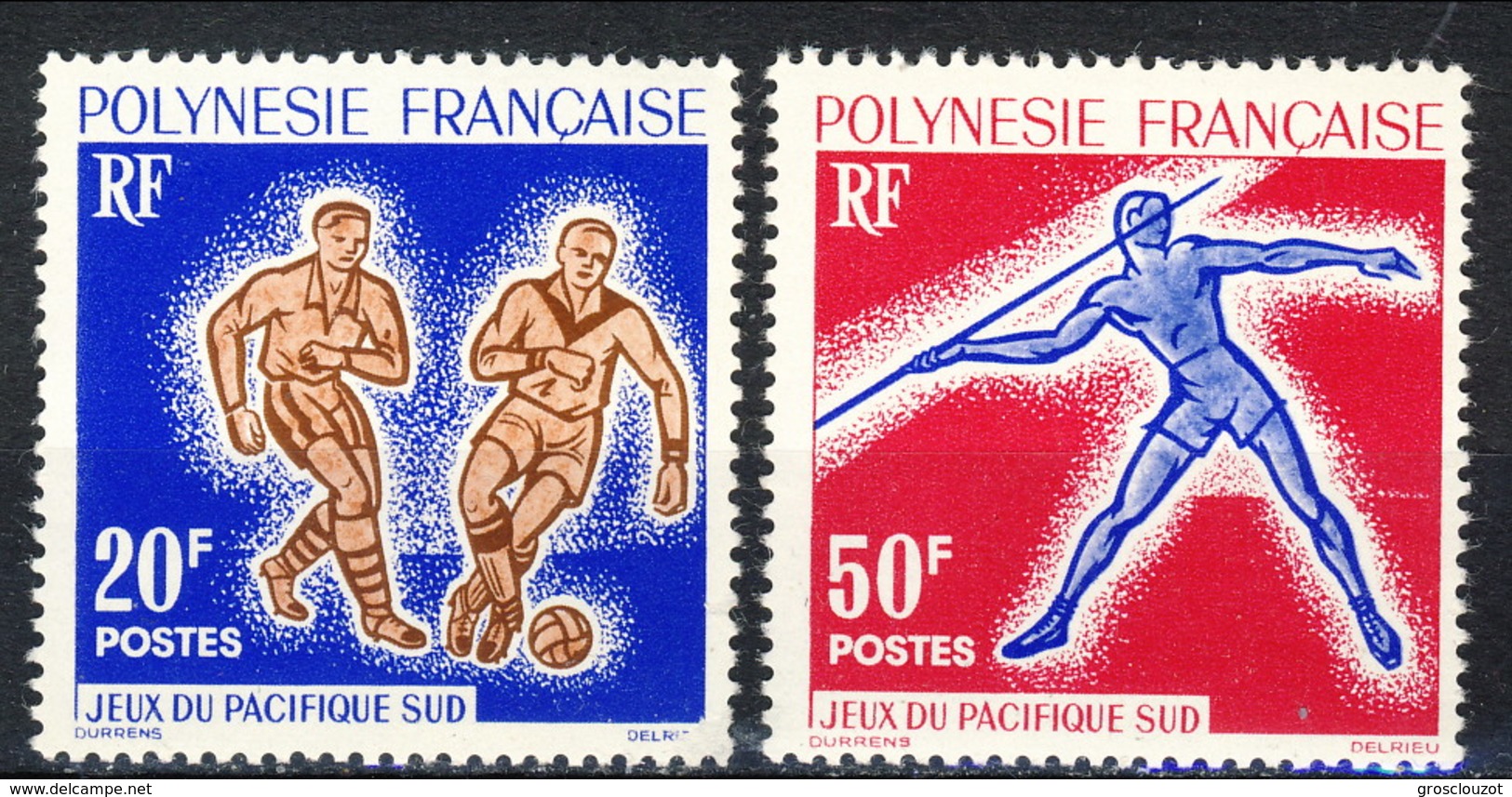 Polynesie 1963 Serie N. 22-23 MNH Cat. &euro; 29 - Neufs