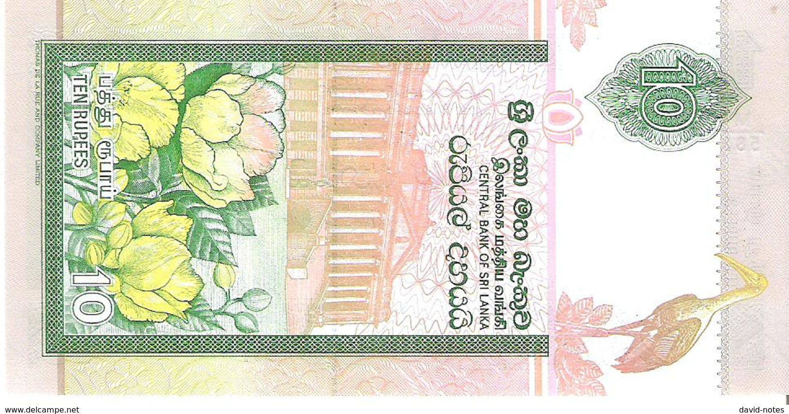 Sri Lanka - Pick 115e - 10 Rupees 2006 - Unc - Sri Lanka