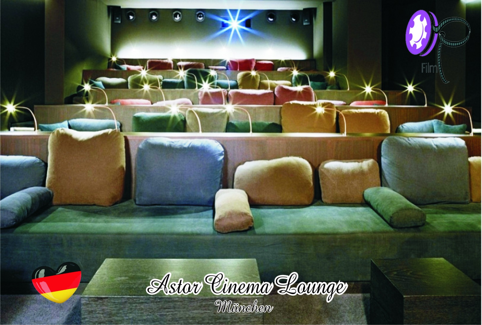 Carte Postale, Salle De Spectacles, Movie Theatre In Germany, München, Astor Cinema Lounge - Autres & Non Classés