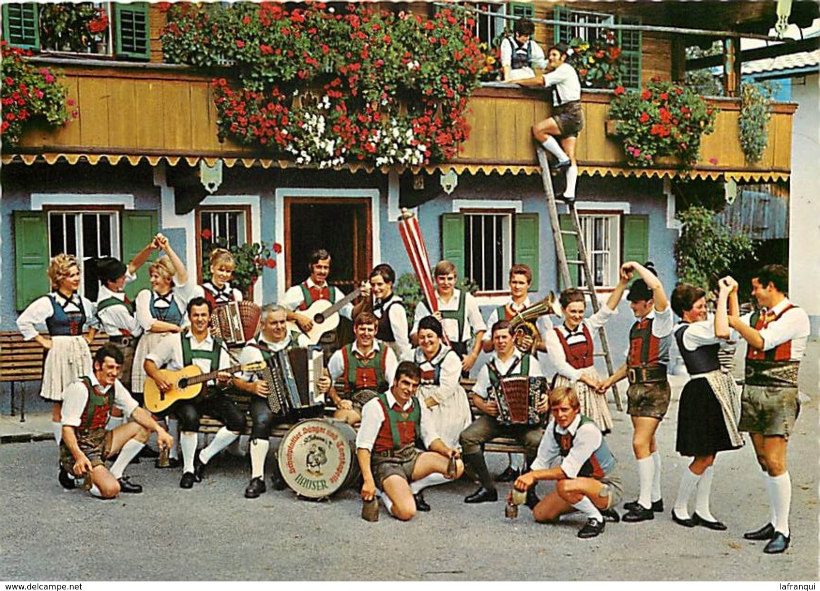 -cpsm -ref :U14 -autriche -austria -musique -musiciens -st Johann In Tirol  -carte Bon Etat - - Other & Unclassified