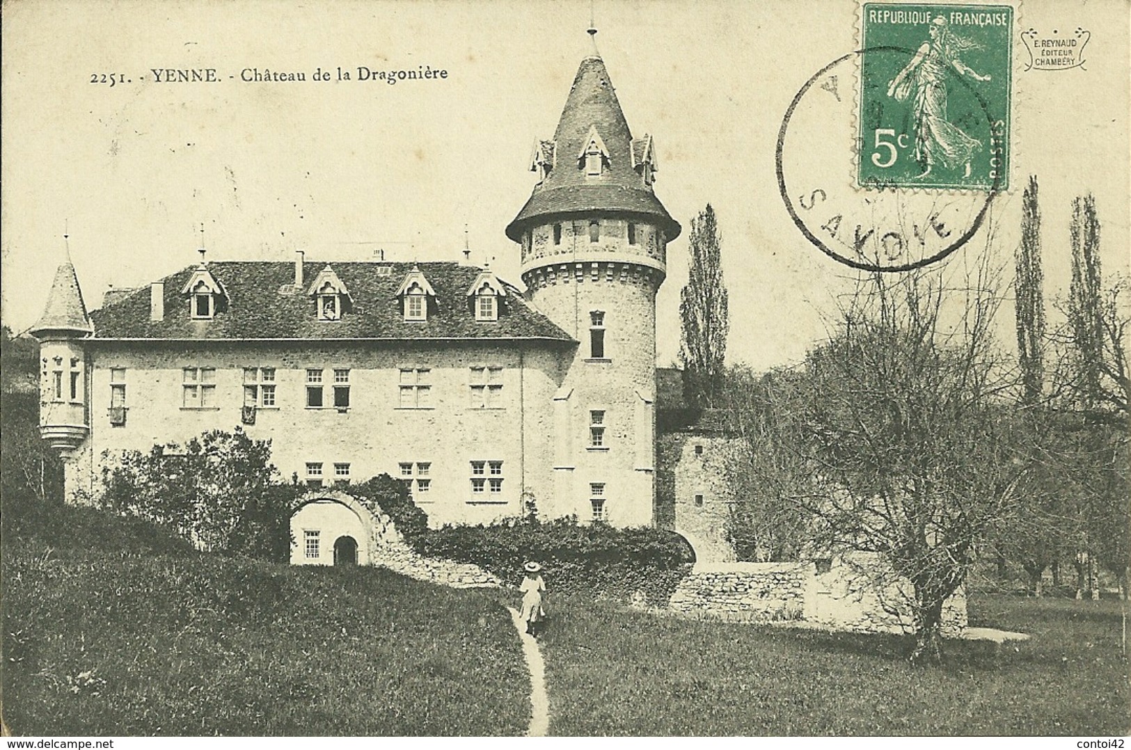 73  YENNE CHATEAU  DE LA DRAGONIERE SAVOIE - Yenne