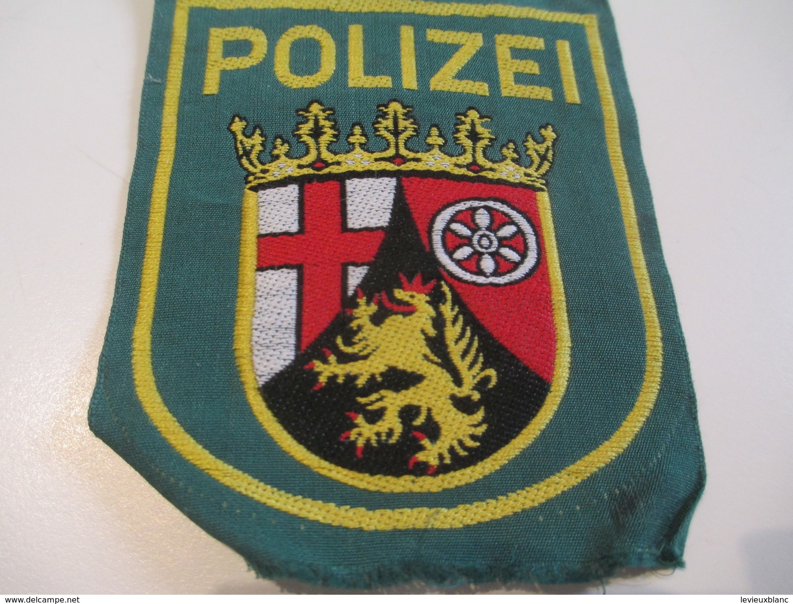 Ecusson Tissu Ancien /Police  / ALLEMAGNE/Rheinland/Années 1970 -1980  ET126 - Ecussons Tissu