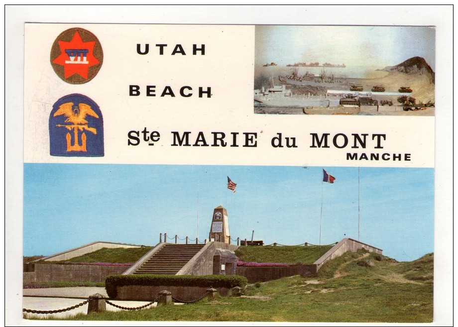 CP 10*15-ZC65-UTAH BEACH SAINTE MARIE DU MONT  1ST ENGINEER SPECIAL BRIGADE MONUMENT - Autres & Non Classés