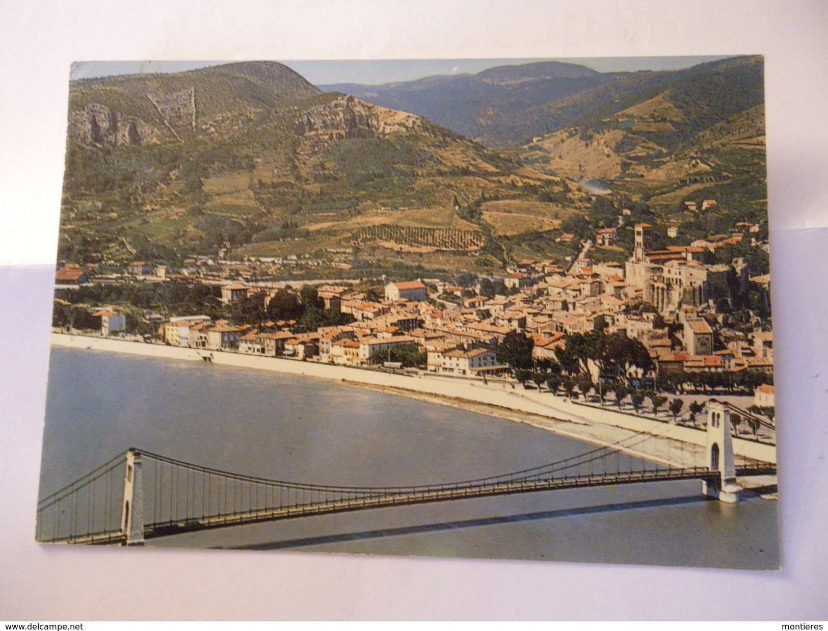 CPSM ARDECHE 07 LA VOULTE SUR RHONE LE PONT ET LA VILLE - La Voulte-sur-Rhône