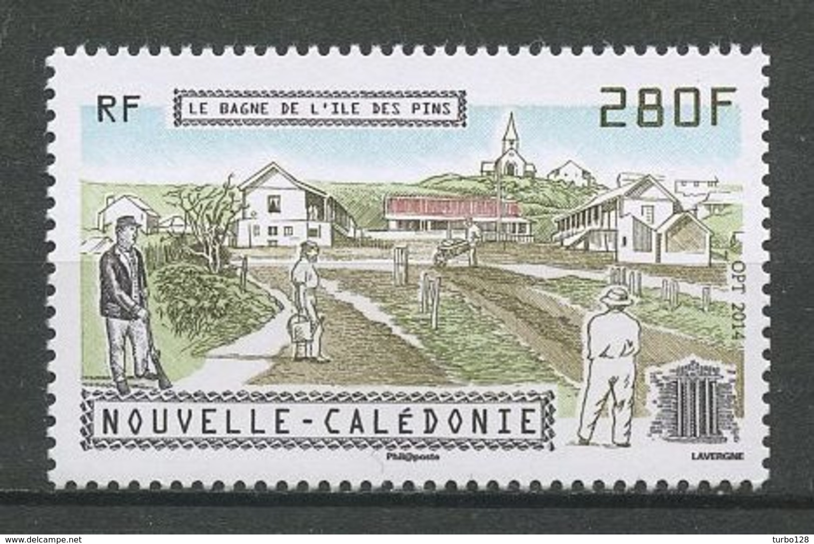 Calédonie 2014 N° 1226 ** Neuf  MNH Superbe Le Bagne De L' île Des Pins Jardin - Unused Stamps
