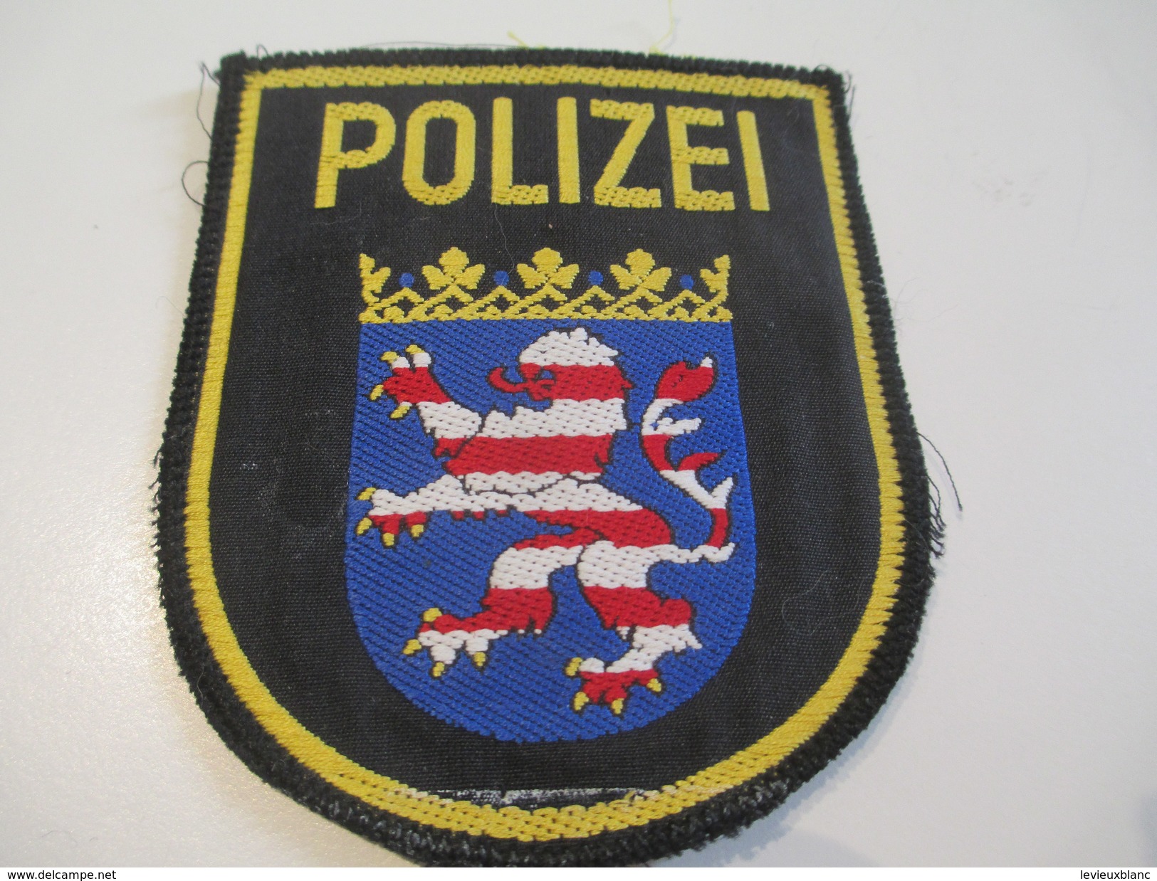 Ecusson Tissu Ancien /Police / ALLEMAGNE/Polizei Hessen /Années 1970 -1980  ET108 - Ecussons Tissu