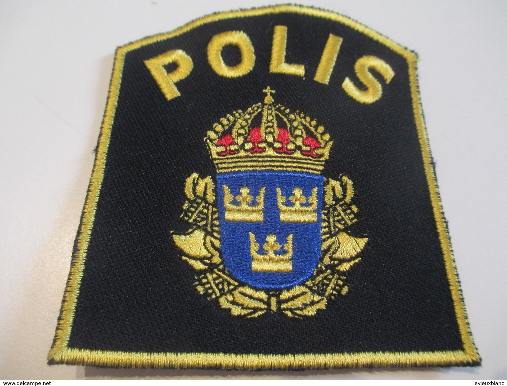 Ecusson Tissu Ancien /Police / PAYS ? /Polis/ Années 1970 -1980  ET111 - Ecussons Tissu