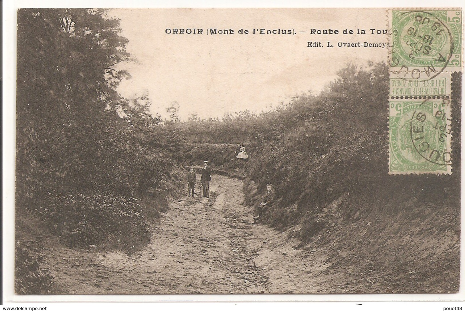 Belgique - ORROIR - (Mont De L'Enclus) - Route De La Tour - Autres & Non Classés