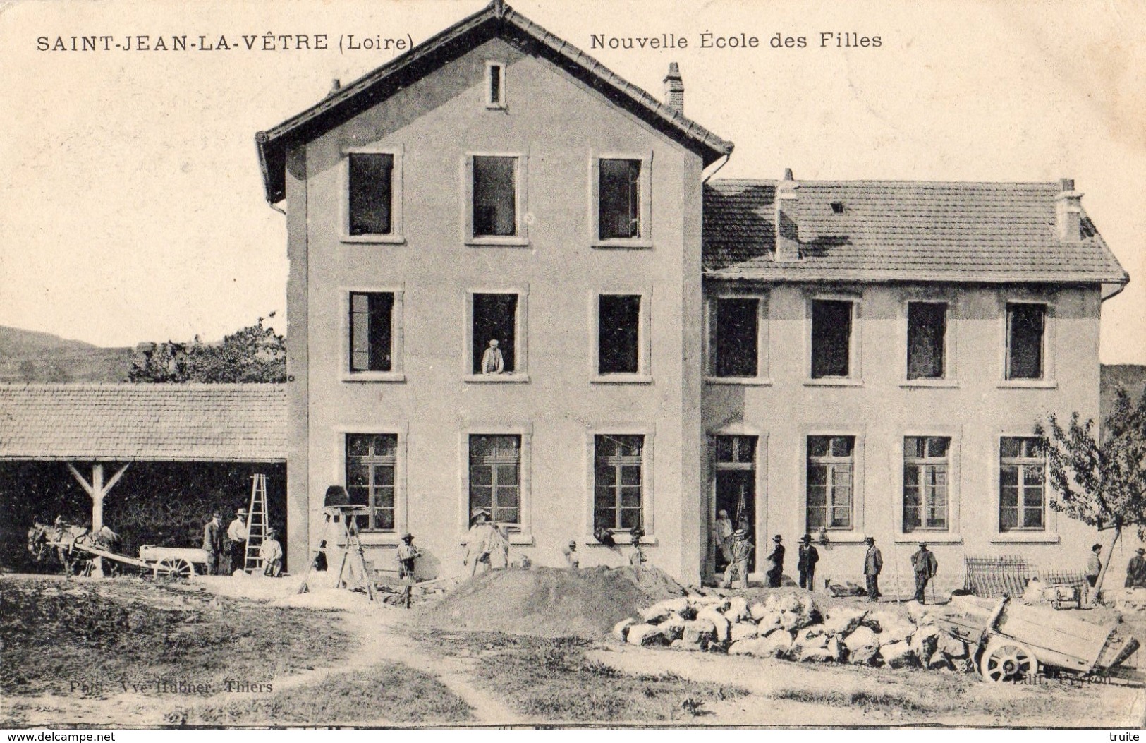 SAINT-JEAN-LA-VETRE NOUVELLE ECOLE DES FILLES (EN CONSTRUCTION) - Otros & Sin Clasificación