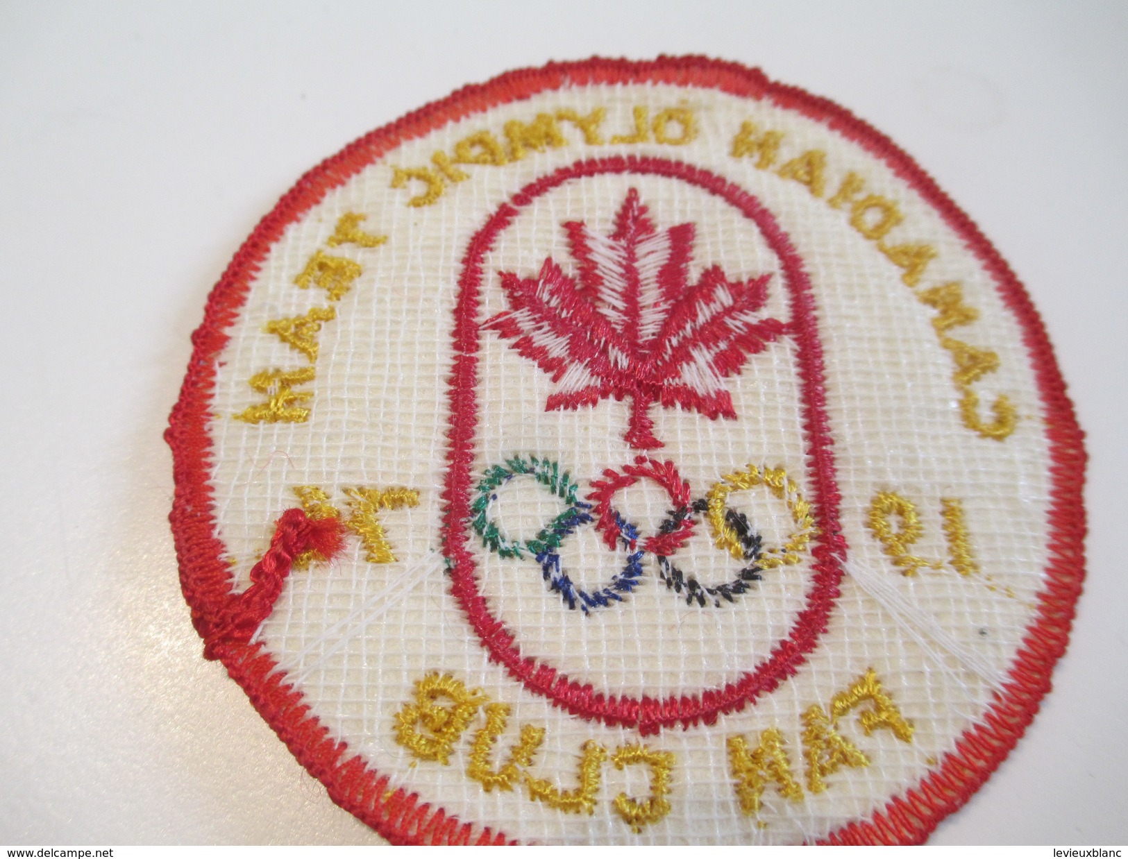 Ecusson Tissu Ancien /Sport / CANADA /Canadian Olympic Team /Fan Club / 1976      ET137 - Ecussons Tissu