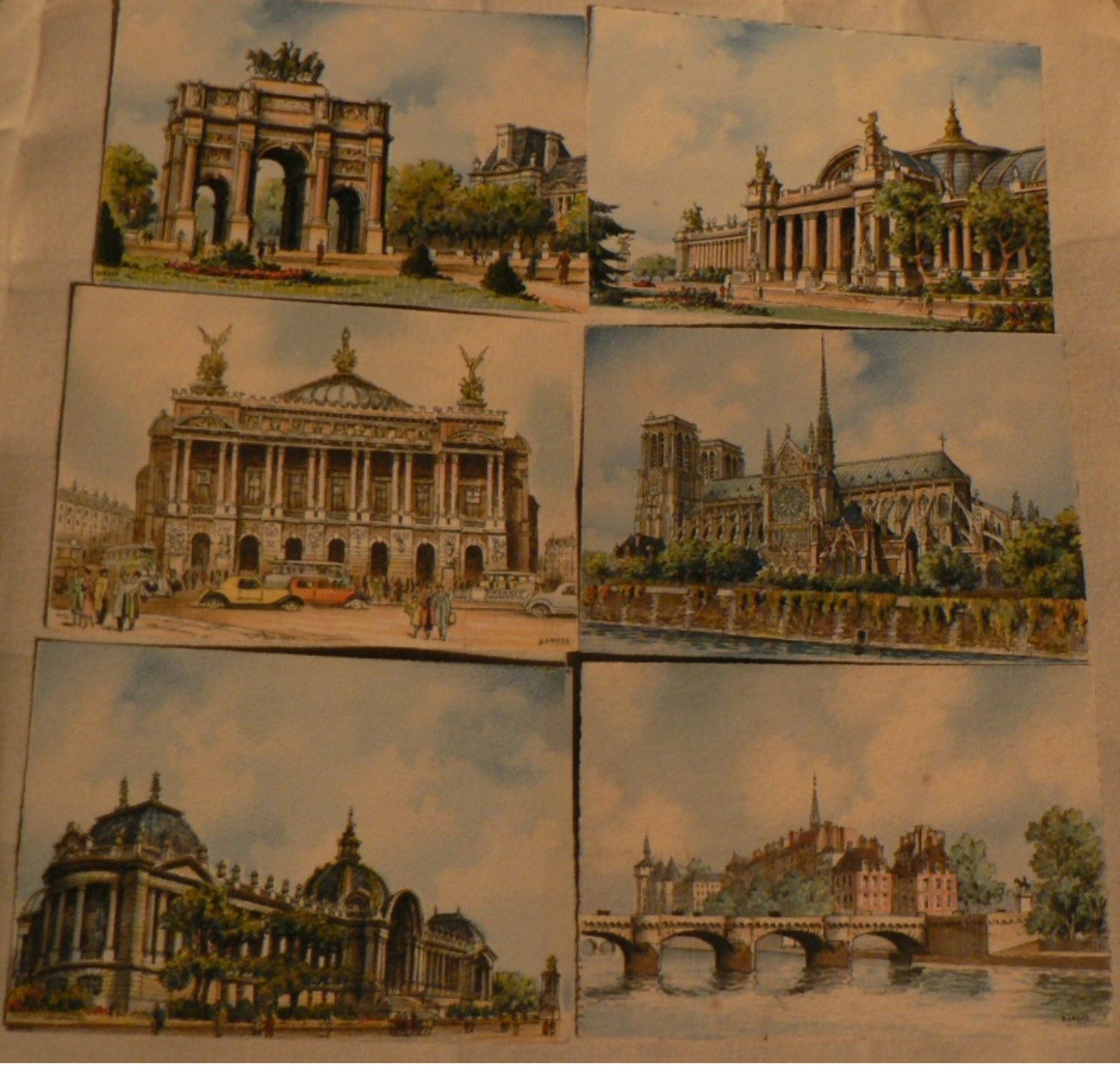 BARDAY : Lot De 21 Cartes Couleur De PARIS - 5 - 99 Postcards