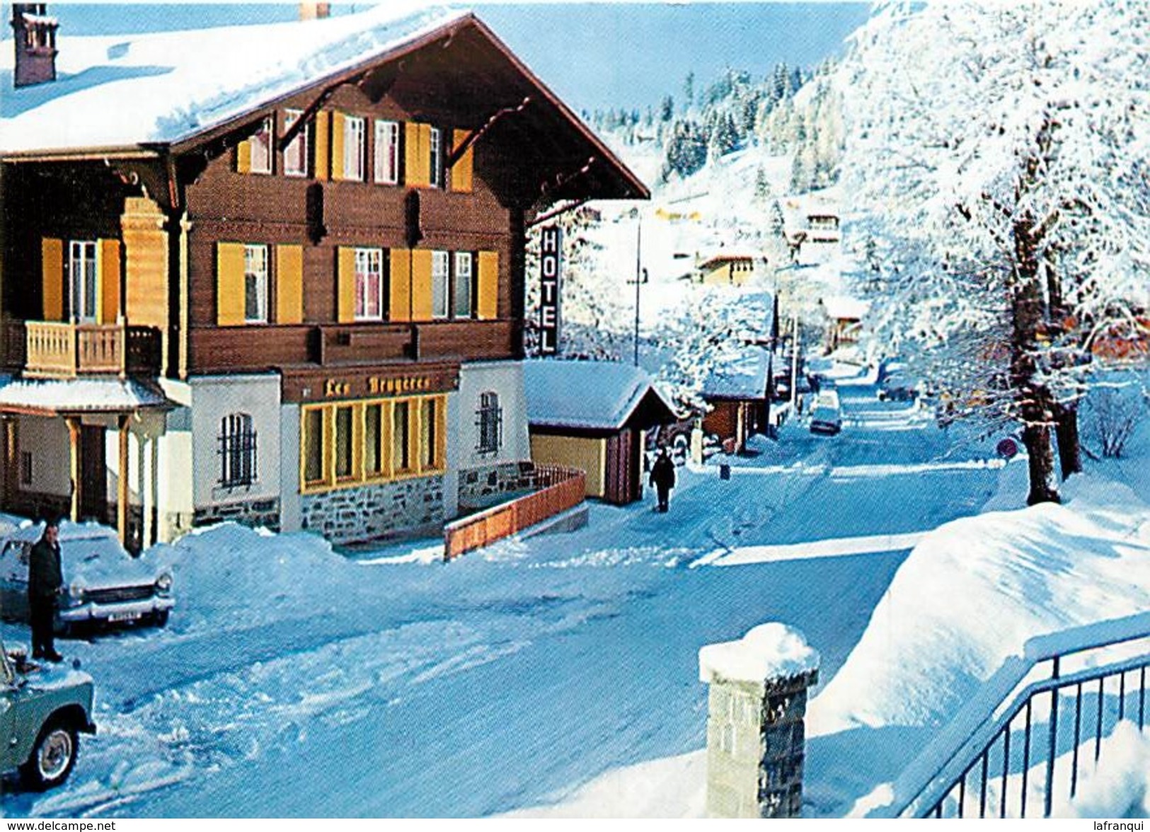 -cpsm -ref :T975- Suisse - Villars Chesieres - Hotel Les Bruyeres   - Carte Bon Etat  - - Villars-les-Moines