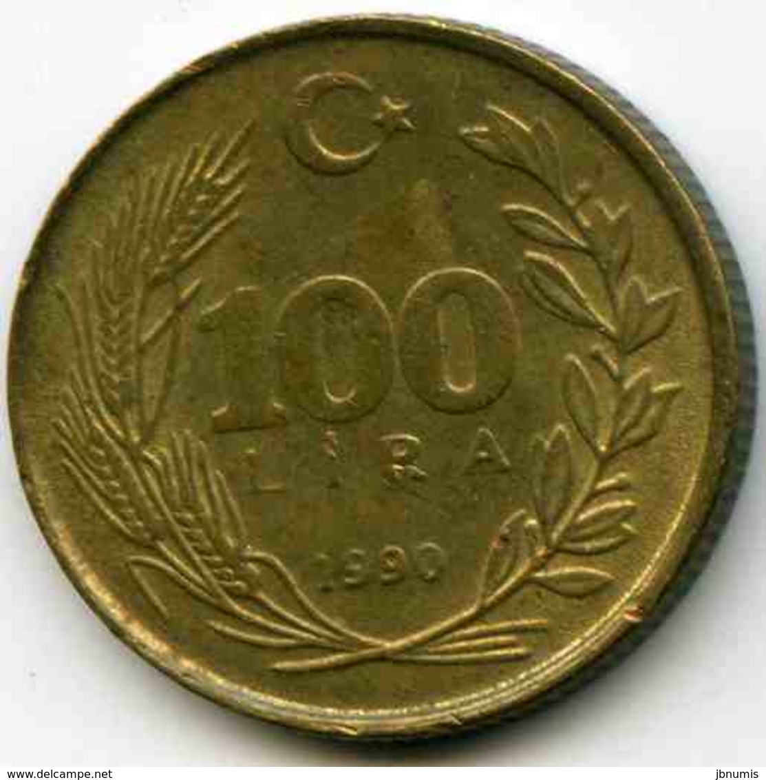 Turquie Turkey 100 Lira 1990 KM 988 - Turchia