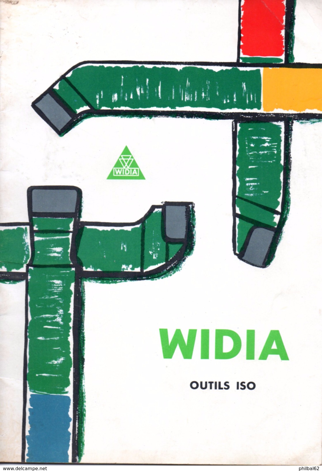 Catalogue Widia, Outils De Tour ISO. Ets. Fayard à Saint-Etienne. - Catalogues