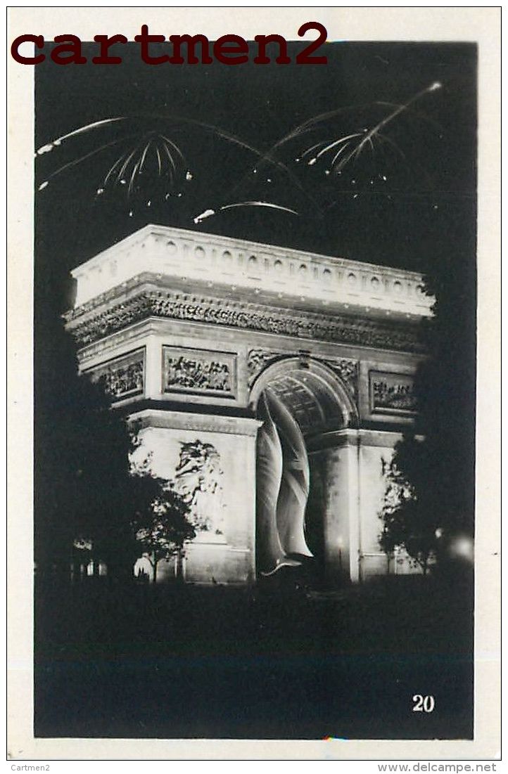 20 PHOTO ANCIENNE : LIBERATION DE PARIS ARMISTICE GENERAUX GUERRE CASERNE OCCUPATION ALLEMANDE KRIEG - Guerre, Militaire