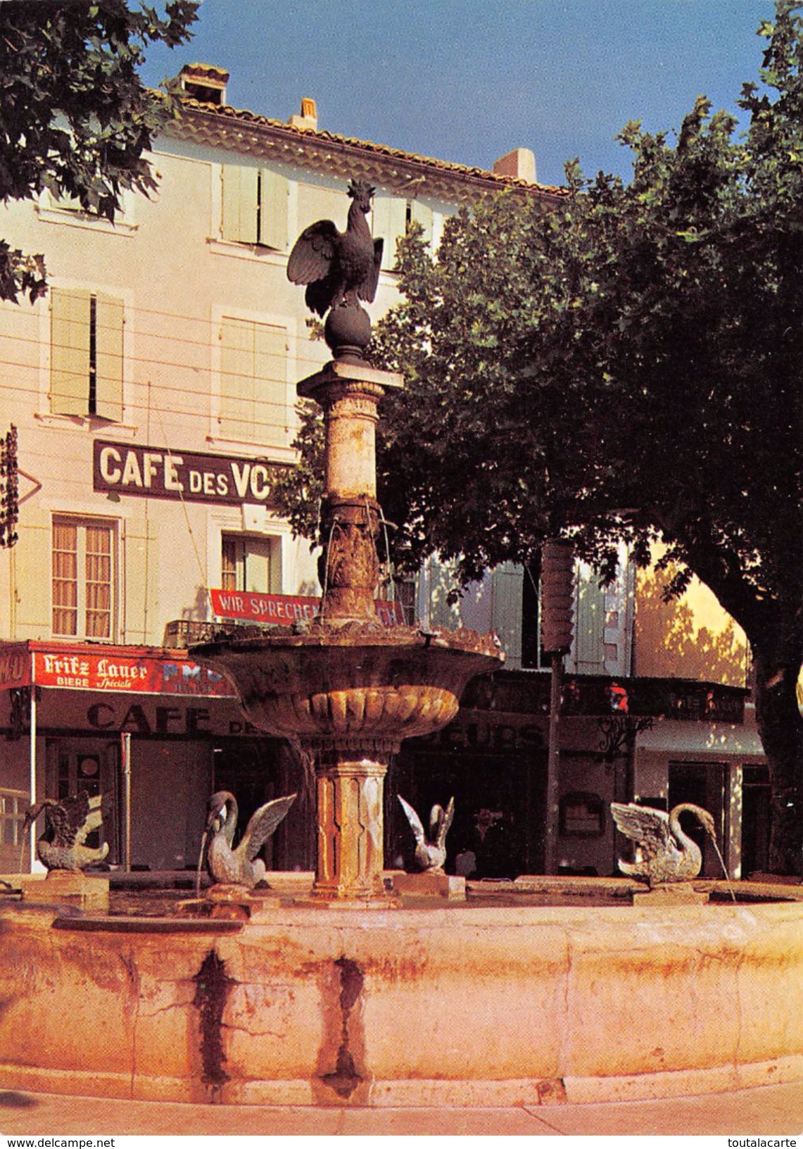 CPSM 30  PONT ST ESPRIT LA FONTAINE DU COQ  Grand Format 15 X 10,5 - Pont-Saint-Esprit