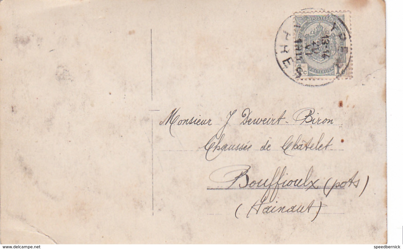 25942- Carte Photo Ecole Moyenne De Chatelet -1911 - J-Bte DEWEIRT -  Bouffioulx - Musicien - Chatelet