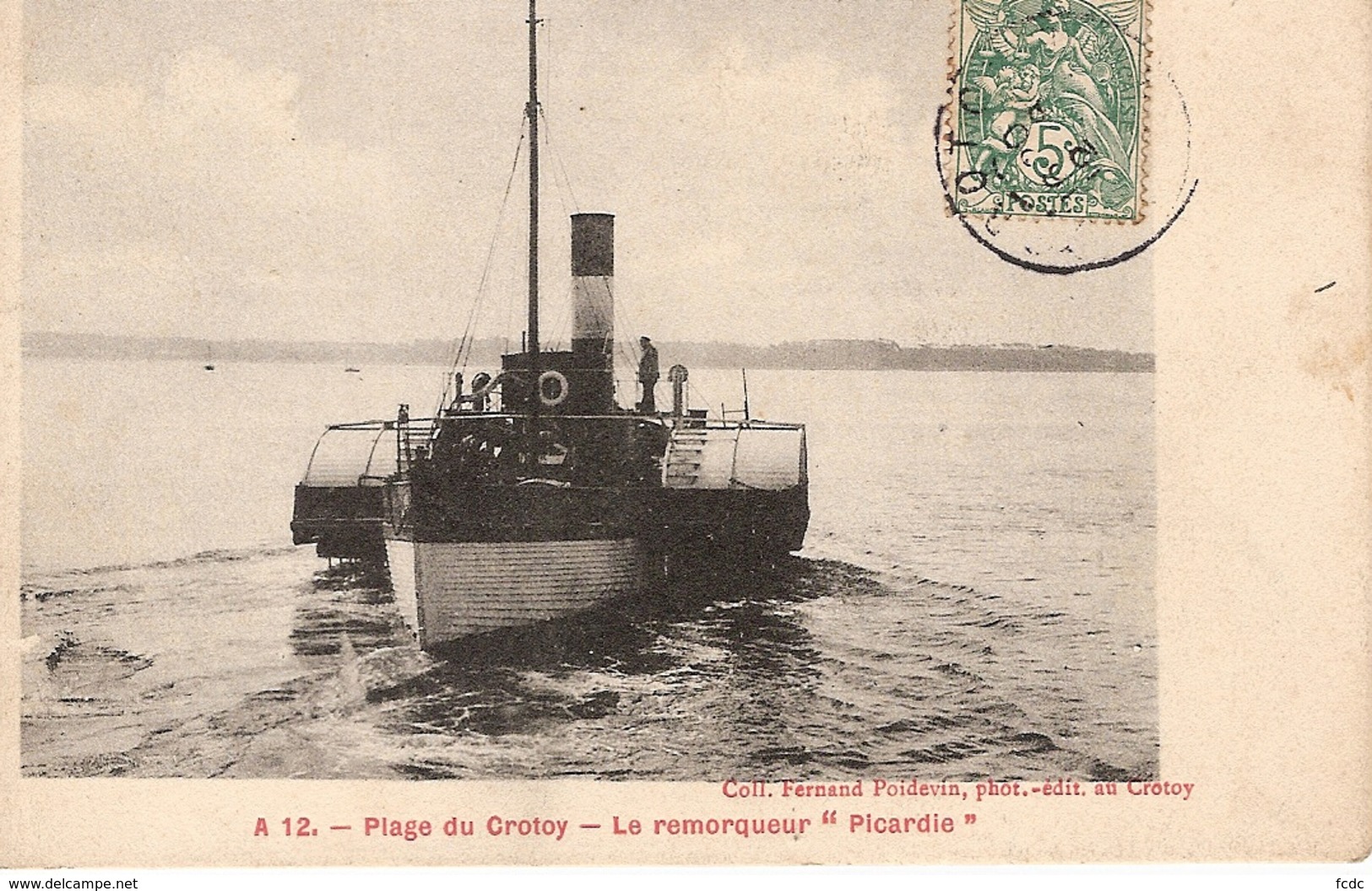 80,LE CROTOY,le Remorqueur PICARDIE - Le Crotoy