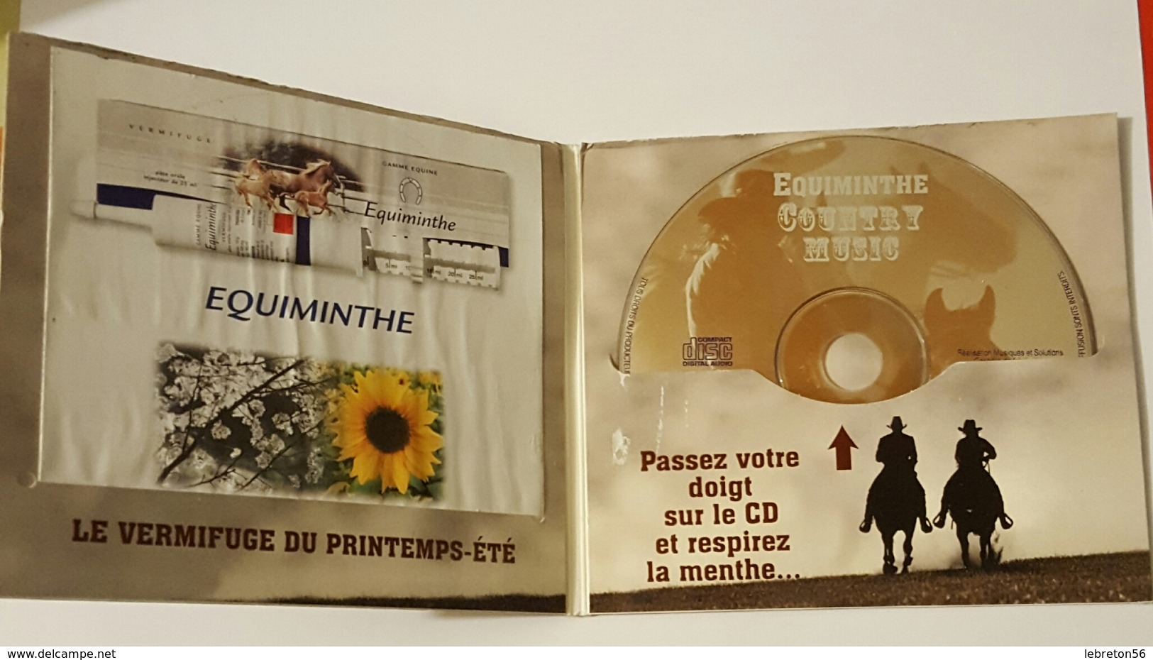 C D Country  Music Equiminthe CD Collector- Tirage Limité 6 Chansons 2001 - Country Et Folk