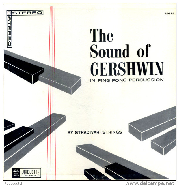 * LP *  STRADIVARI STRINGS - THE SOUND OF GERSHWIN IN PING PONG PERCUSSION (USA) - Klassiekers