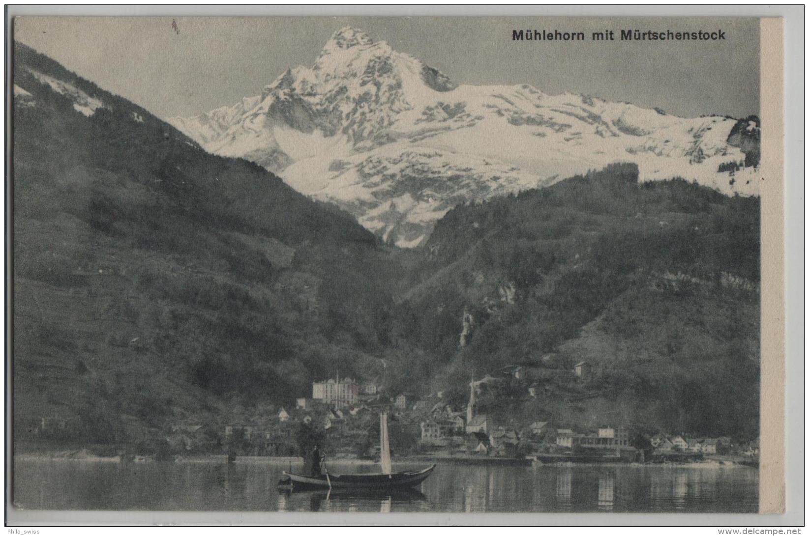 Mühlehorn Mit Mürtschenstock - Photo: Chr. Tischhauser No. 1036 - Mühlehorn